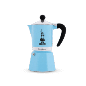 Bialetti Rainbow Moka Pot (Light Blue)